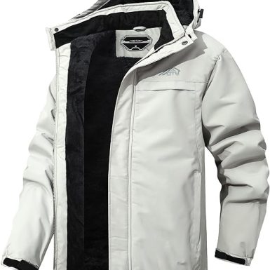 Men's Waterproof Ski Jacket Warm Winter Hooded Snowboarding Windbreaker Mountain Snow Coat
